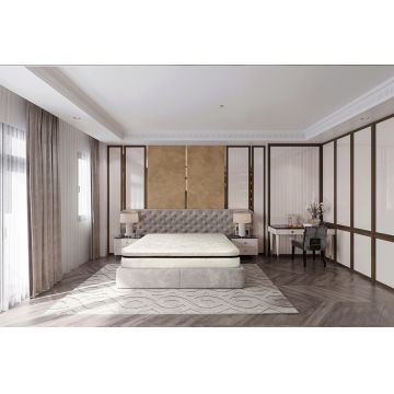 Saltea Feeling Luxury Brown 200x200 cm